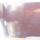 Ceramiczna miska bonsai 23 x 18 x 7 cm, kolor brązowy - 2/4