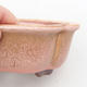 Ceramiczna miska bonsai 13 x 10 x 5 cm, kolor różowy - 2/3