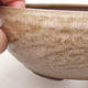 Ceramiczna miska bonsai 16 x 16 x 5,5 cm, kolor beżowy - 2/3