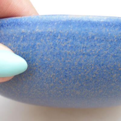 Miska ceramiczna 12,5 x 12,5 x 3,5 cm, kolor niebieski - 2