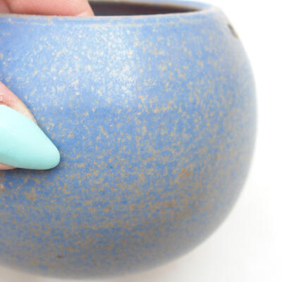 Miska ceramiczna 10 x 10 x 7 cm, kolor niebieski - 2