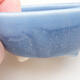 Mini miska bonsai 6 x 6 x 2,5 cm, kolor niebieski - 2/3