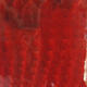 Ceramiczna miska bonsai 9,5 x 9,5 x 11,5 cm, kolor czerwony - 2/3