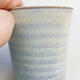 Ceramiczna miska bonsai 7,5 x 7,5 x 8 cm, kolor niebieski - 2/3