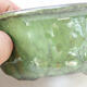 Ceramiczna miska bonsai 13 x 11,5 x 5,5 cm, kolor zielony metal - 2/3