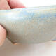 Ceramiczna miska bonsai 11 x 11 x 4,5 cm, kolor zielono-niebieski - 2/3