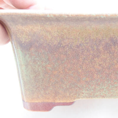 Bonsai ceramiczny miska  17,5 x 14 x 6,5 cm, kolor zielony - 2
