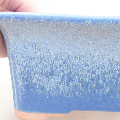 Ceramiczna miska bonsai 17,5 x 14 x 6,5 cm, kolor niebieski - 2