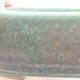 Ceramiczna miska bonsai 12,5 x 9 x 3,5 cm, kolor zielony - 2/3