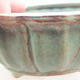 Ceramiczna miska bonsai 10,5 x 10,5 x 4,5 cm, kolor zielony - 2/3