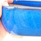 Ceramiczna miska bonsai 11,5 x 9 x 5,5 cm, kolor niebieski - 2/3