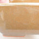 Ceramiczna miska bonsai 15 x 10,5 x 5 cm, kolor brązowy - 2/3