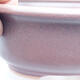 Ceramiczna miska bonsai 14 x 11 x 5,5 cm, kolor brązowy - 2/3