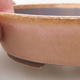 Ceramiczna miska bonsai 15 x 13,5 x 4 cm, kolor różowy - 2/3