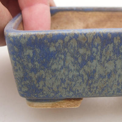 Ceramiczna miska bonsai 9,5 x 8 x 3,5 cm, kolor niebieski - 2