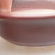 Ceramiczna miska bonsai 10 x 8,5 x 4 cm, kolor bordowy - 2/3