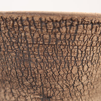 Ceramiczna miska do bonsai 15 x 15 x 18 cm, kolor spękany - 2