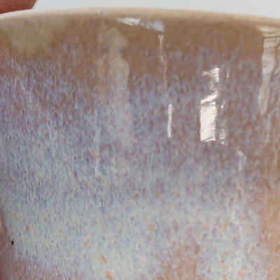 Ceramiczna miska bonsai 9,5 x 9,5 x 9 cm, kolor niebieski - 2