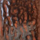 Ceramiczna miska bonsai 9,5 x 9 x 15 cm, kolor pomarańczowy - 2/3