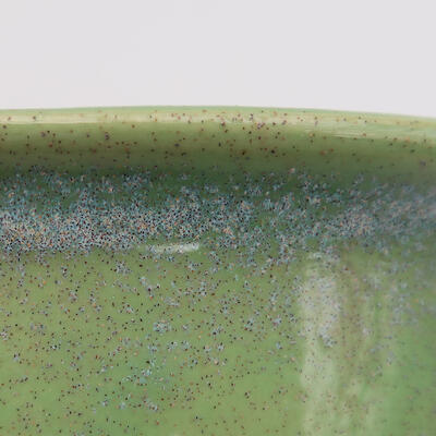 Ceramiczna miska bonsai 12 x 10 x 5 cm, kolor zielony - 2
