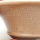 Ceramiczna miska bonsai 16,5 x 16,5 x 6 cm, kolor beżowy - 2/3