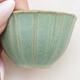 Ceramiczna miska bonsai 5 x 5 x 3,5 cm, kolor zielony - 2/3
