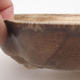 Ceramiczna miska bonsai 22 x 19,5 x 5 cm, kolor brązowy - 2/3
