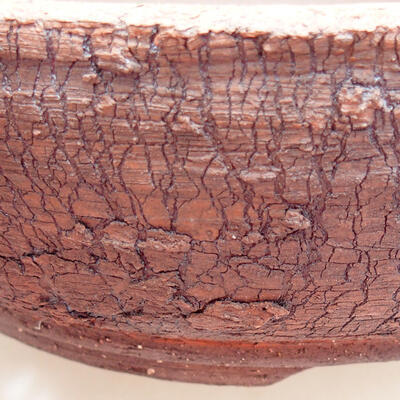 Ceramiczna miska bonsai 19,5 x 19,5 x 6 cm, kolor spękany - 2