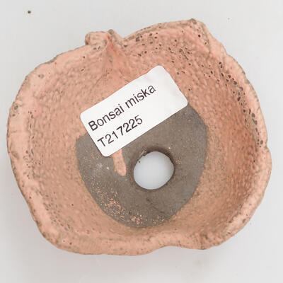 Ceramiczna muszla 9 x 8 x 3 cm, kolor różowy - 2