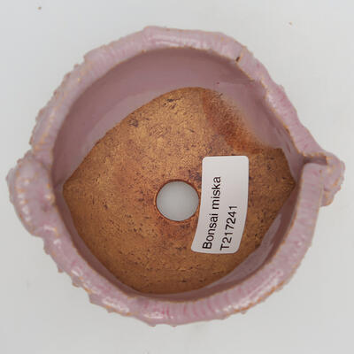 Ceramiczna muszla 10 x 9 x 6 cm, kolor różowy - 2