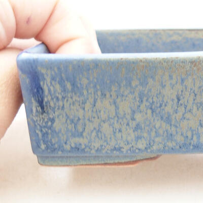 Ceramiczna miska bonsai 13 x 9,5 x 3,5 cm, kolor niebieski - 2