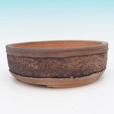 Bonsai ceramiczne miseczki - strzały na drewnie - 2