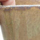 Ceramiczna miska bonsai 7 x 7 x 7 cm, kolor brązowo-zielony - 2/3