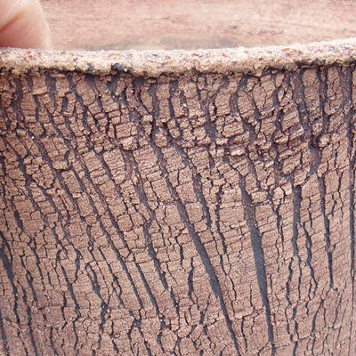 Ceramiczna miska bonsai 13,5 x 13,5 x 14 cm, kolor spękany - 2