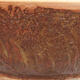 Ceramiczna miska bonsai 19 x 19 x 7 cm, kolor brązowy - 2/3