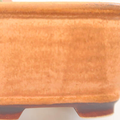 Ceramiczna miska bonsai 6 x 6 x 4 cm, kolor różowy - 2