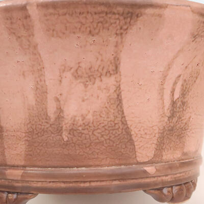 Ceramiczna miska bonsai 28,5 x 28,5 x 12,5 cm, kolor różowy - 2