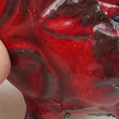 Powłoka ceramiczna 7 x 6,5 x 6 cm, kolor czerwony - 2