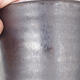 Ceramiczna miska bonsai 10,5 x 10,5 x 14 cm, kolor metalu - 2/3