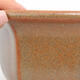Ceramiczna miska bonsai 13,5 x 12 x 8 cm, kolor brązowy - 2/3