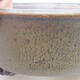 Ceramiczna miska bonsai 14 x 13 x 5 cm, kolor zielono-brązowy - 2/3