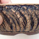 Ceramiczna miska bonsai 16,5 x 16,5 x 6 cm, kolor crack blue - 2/3
