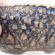 Ceramiczna miska bonsai 16 x 16 x 5,5 cm, kolor spękany niebieski - 2/3