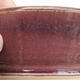 Ceramiczna miska bonsai 19,5 x 19,5 x 6 cm, kolor fioletowy - 2/3