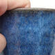 Ceramiczna miska bonsai 8 x 8 x 10 cm, kolor niebieski - 2/3