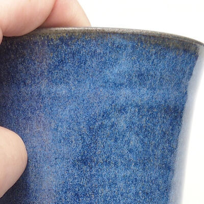 Ceramiczna miska bonsai 10 x 10 x 13 cm, kolor niebieski - 2
