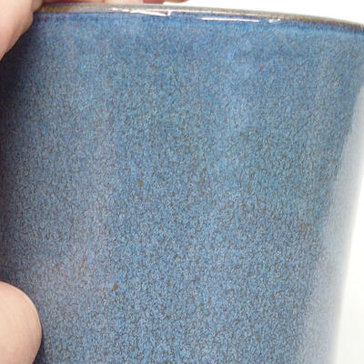 Ceramiczna miska bonsai 9,5 x 9,5 x 13,5 cm, kolor niebieski - 2