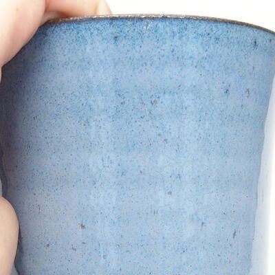 Ceramiczna miska bonsai 9,5 x 9,5 x 14 cm, kolor niebieski - 2