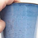 Ceramiczna miska bonsai 10,5 x 10,5 x 13,5 cm, kolor niebieski - 2/3