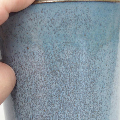Ceramiczna miska bonsai 10 x 10 x 13 cm, kolor niebieski - 2